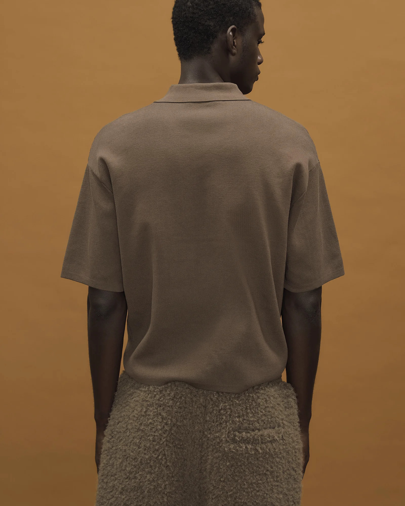 SS CLUB POLO LIGHT BROWN - 5