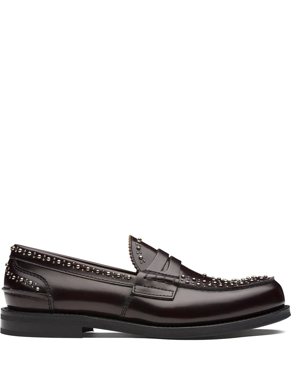 Pembrey studded leather loafers - 1