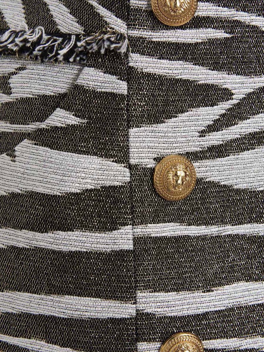 スカート BALMAIN 'Lurex Zebra' skirt Multicolor Balmain Lurex zebra skirt - Multicolour - Women