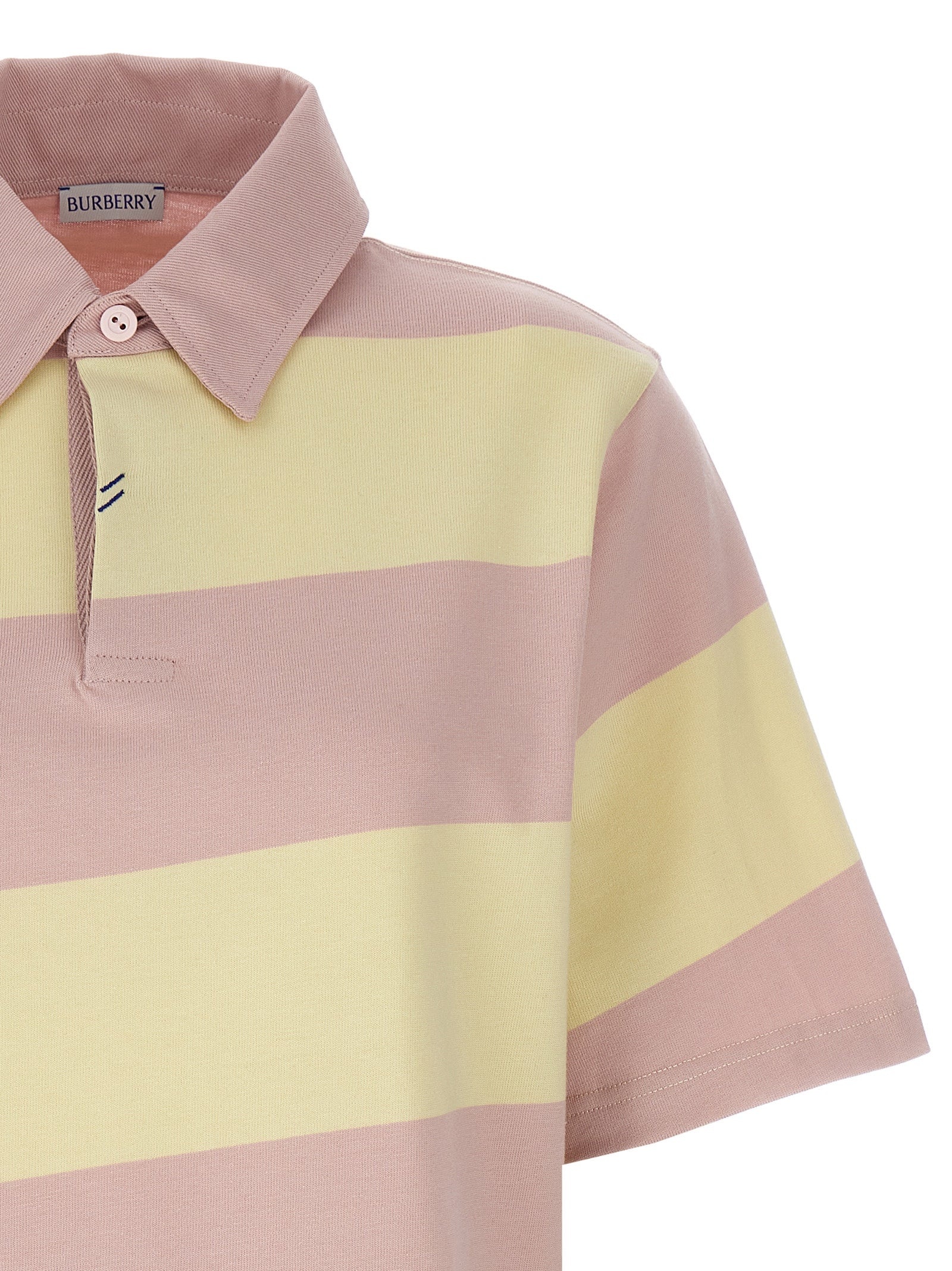 Burberry Logo Striped Polo Shirt - 3