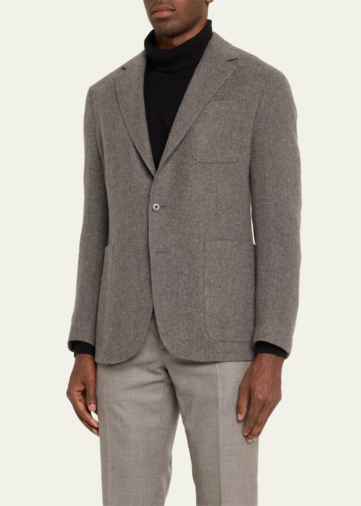 Men's Hadley Hand-Tailored Cashmere Sport Coat - 4