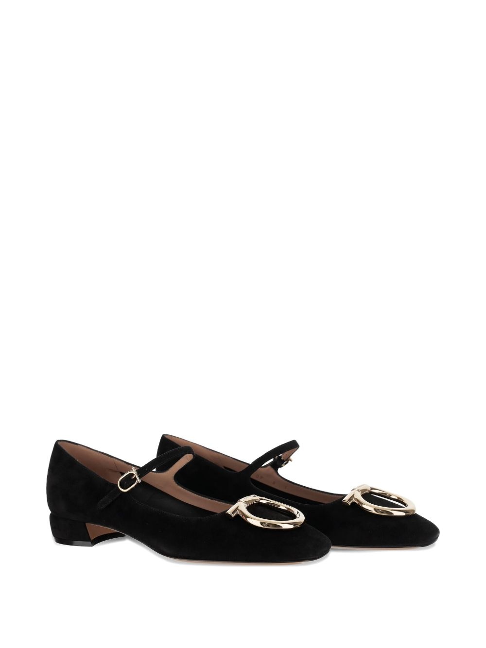 suede Mary Jane ballet flats - 2