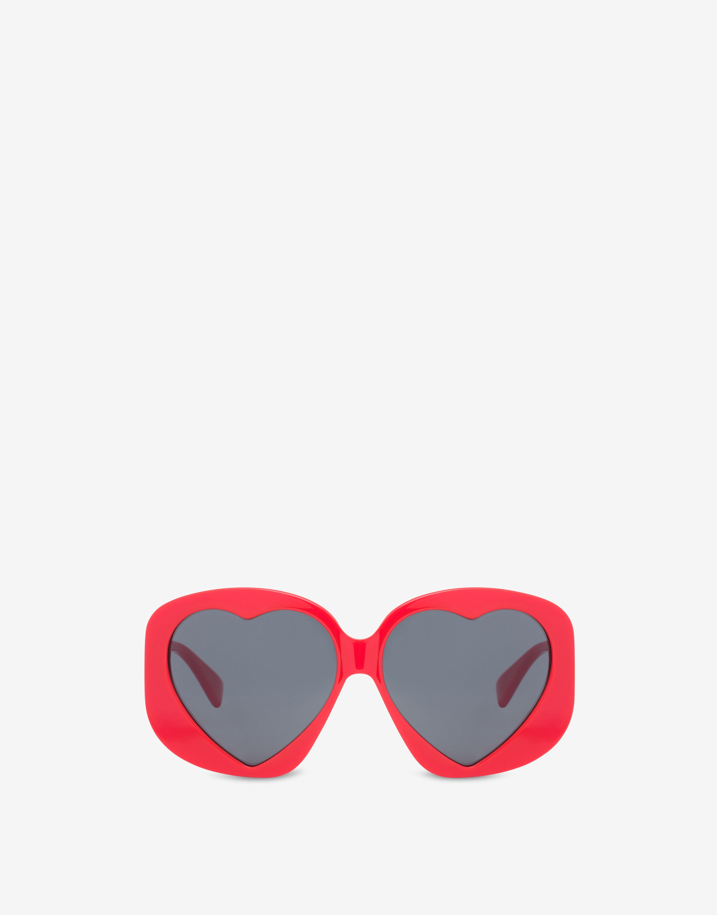 HEART LENSES RED SUNGLASSES - 1