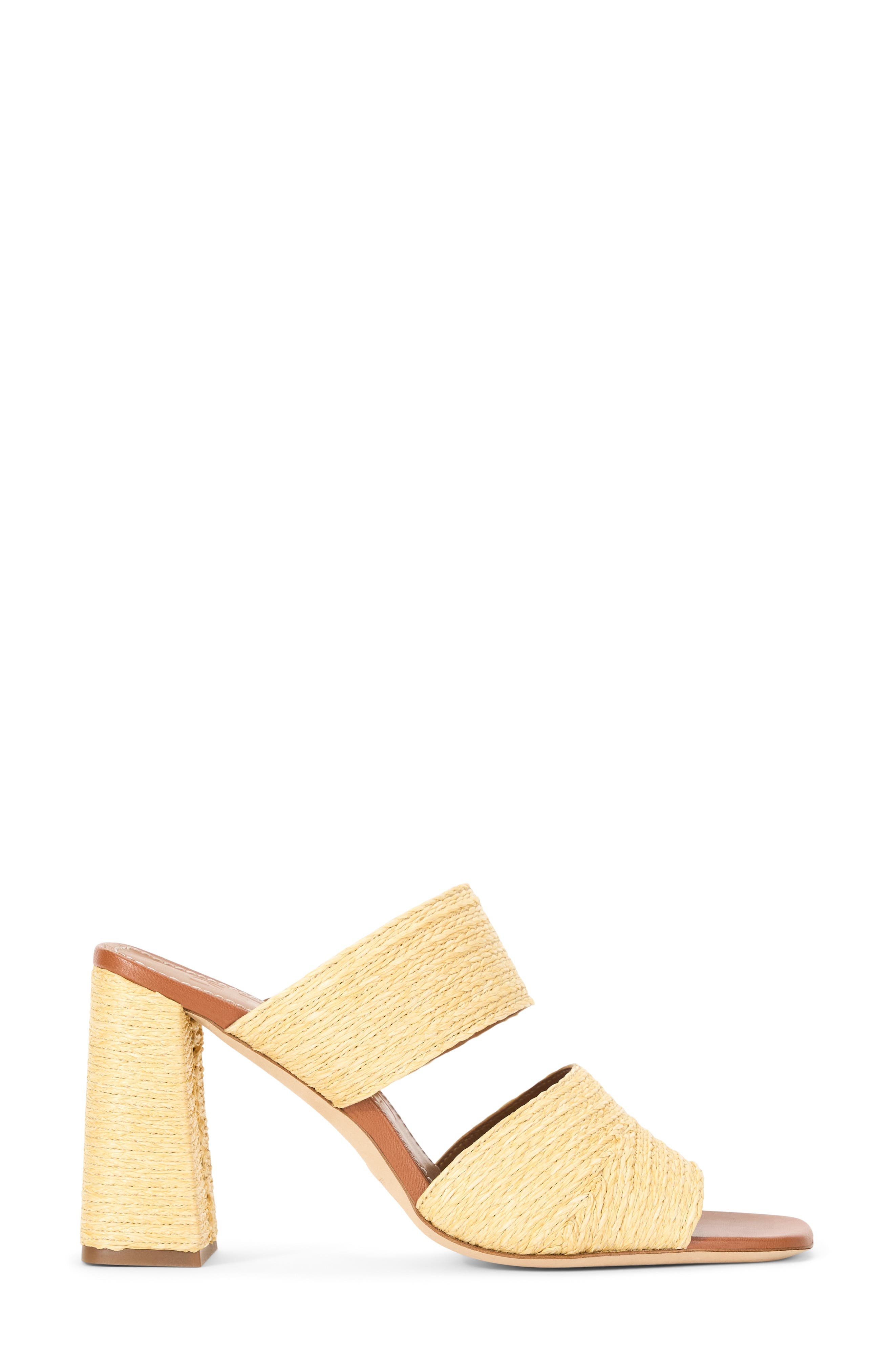 STAUD Skylar Slide Sandal in Natural Raffia at Nordstrom - 3
