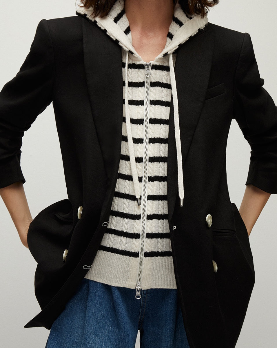 BUNNY CASHMERE HOODIE DICKEY - 4