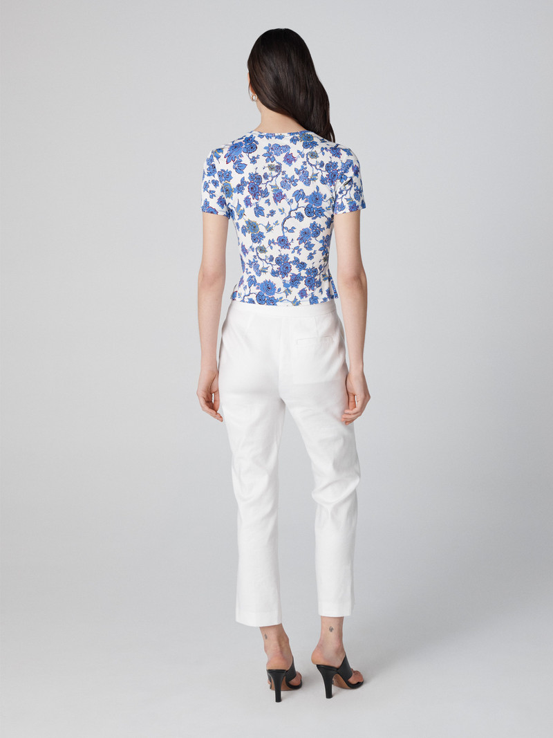 DIANE VON FURSTENBERG Perfect Short Sleeve Top outlook
