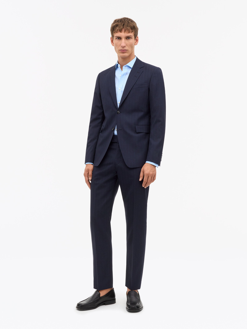 Justin Pinstriped Wool Jacket 4