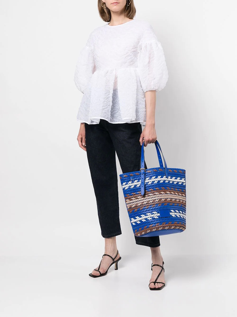 Nesson Cylinder Zig-Zag Tote - 2