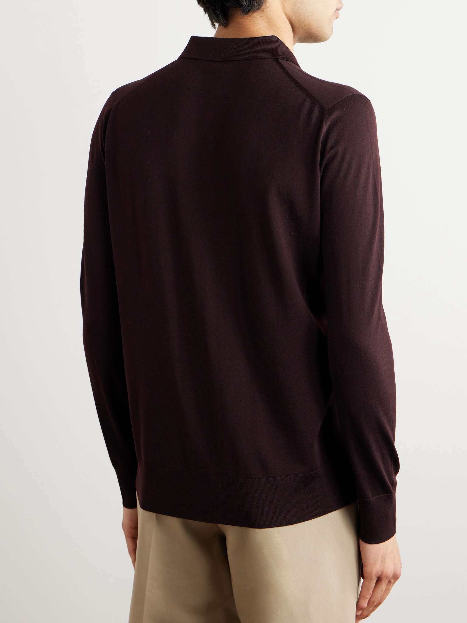 Slim-Fit Wish Virgin Wool Polo Shirt - 3