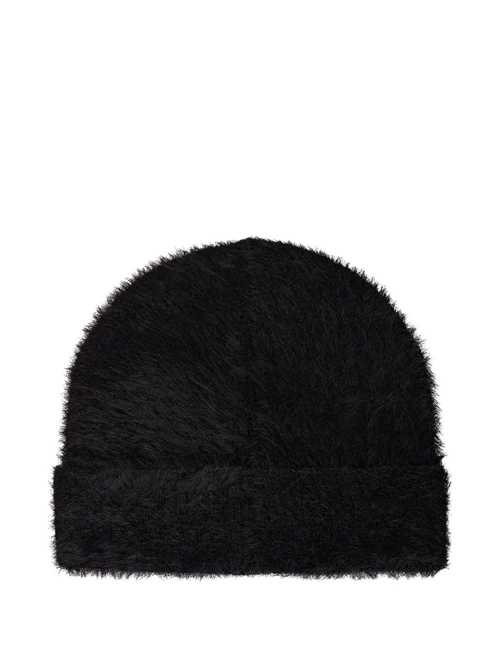 mohair logo beanie - 2