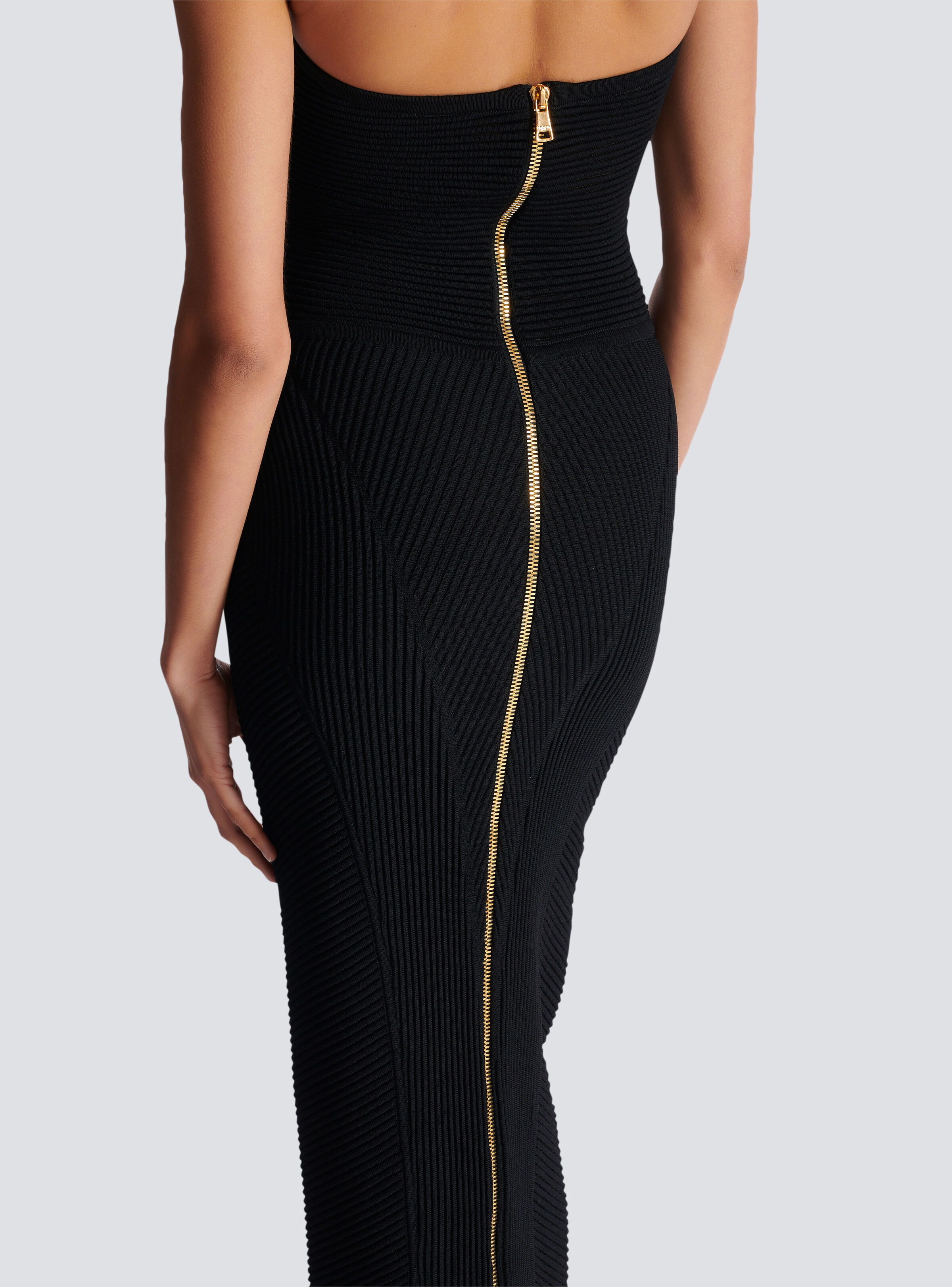 Long strapless knit dress - 6