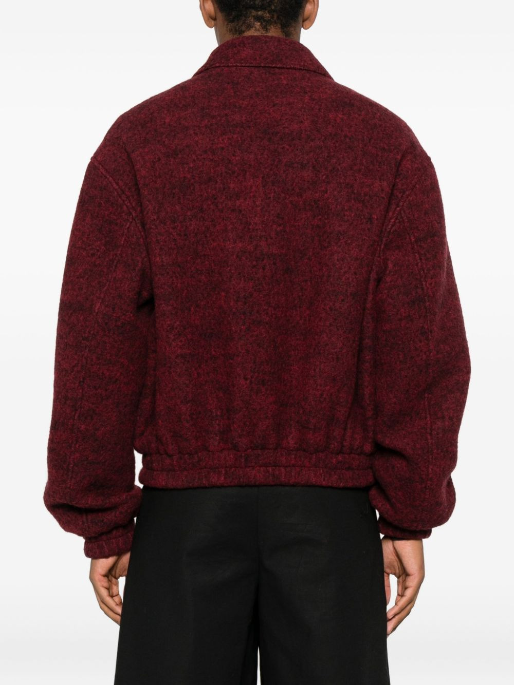 knitted bomber jacket - 4