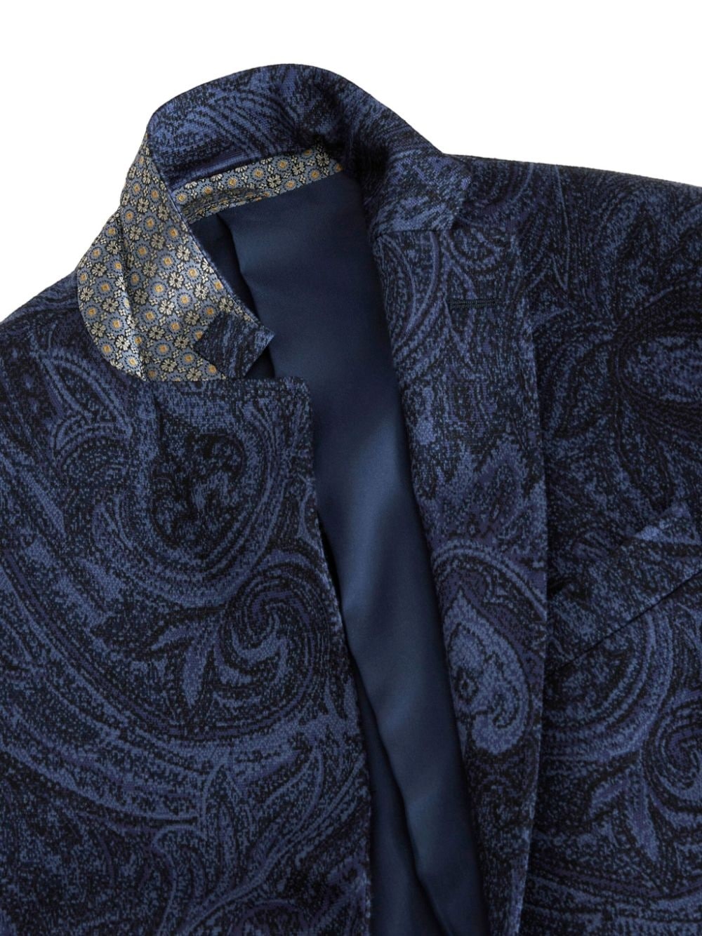 paisley-print single-breasted blazer - 6