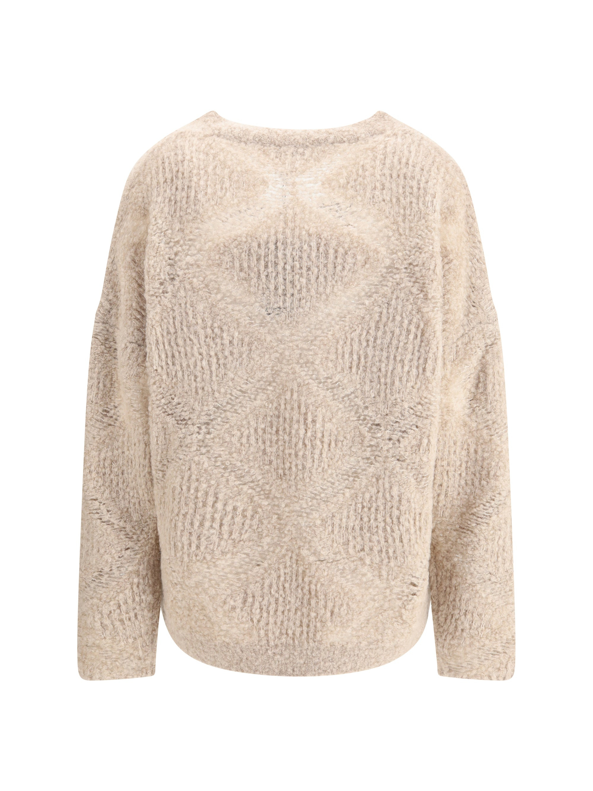 Giorgio Armani Women V-Neck Cashmere And Alpaca Blend Sweater - 2