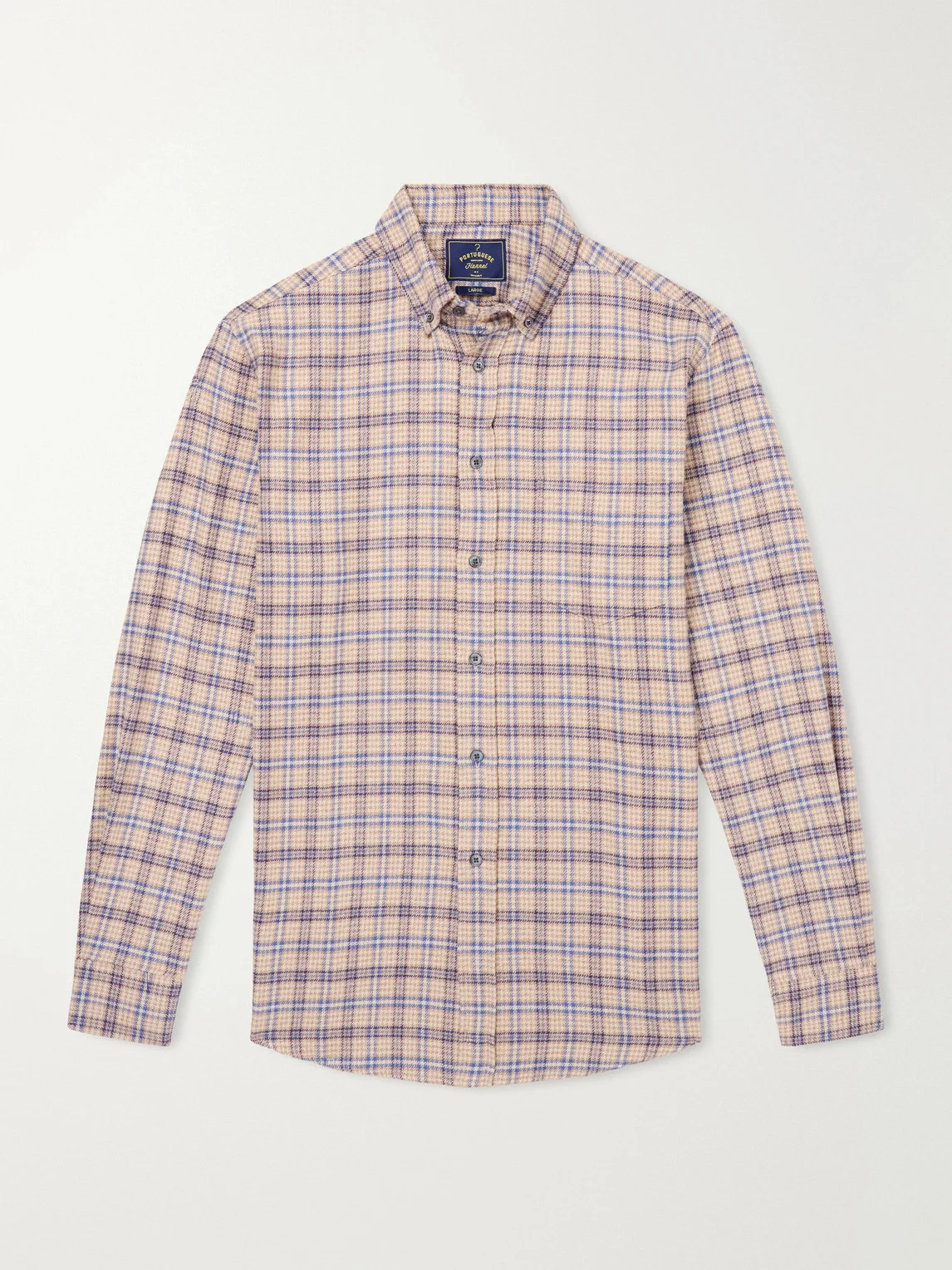 Cedar Checked Cotton-Flannel Shirt - 1