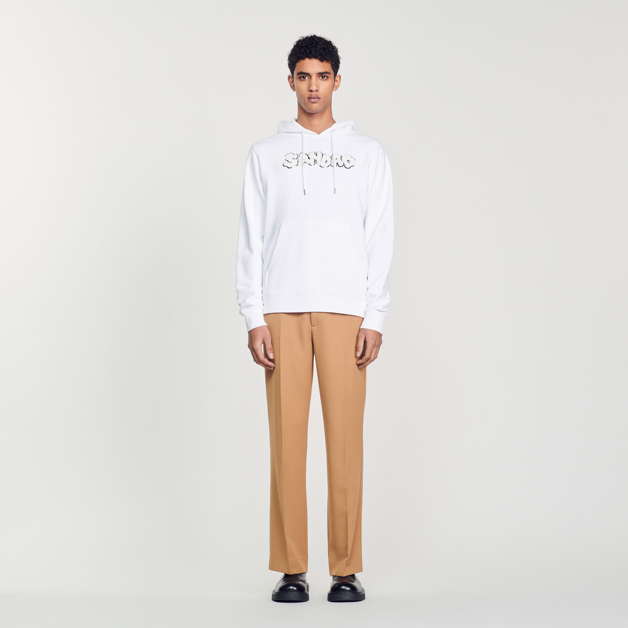 Embroidered Sandro hoodie - 3
