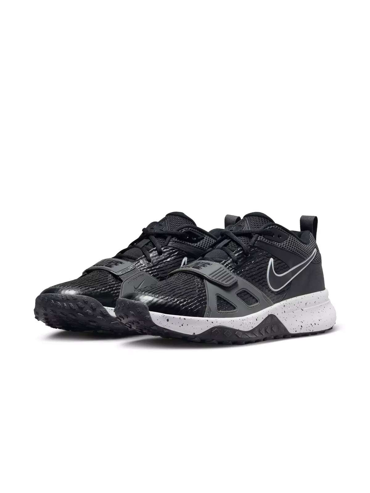 Air Zoom Diamond Elite Turf "Black/White/Iron Grey/Volt" Men's Baseball Shoe - 6