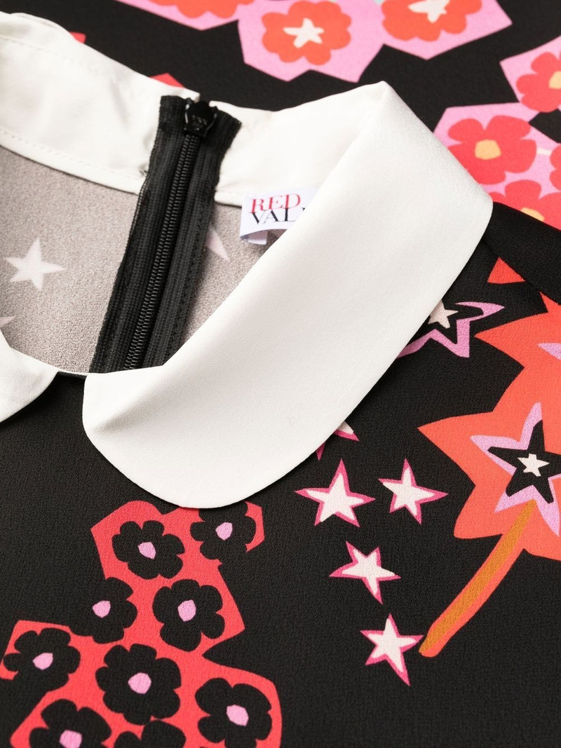 star-print pussy-bow dress 6
