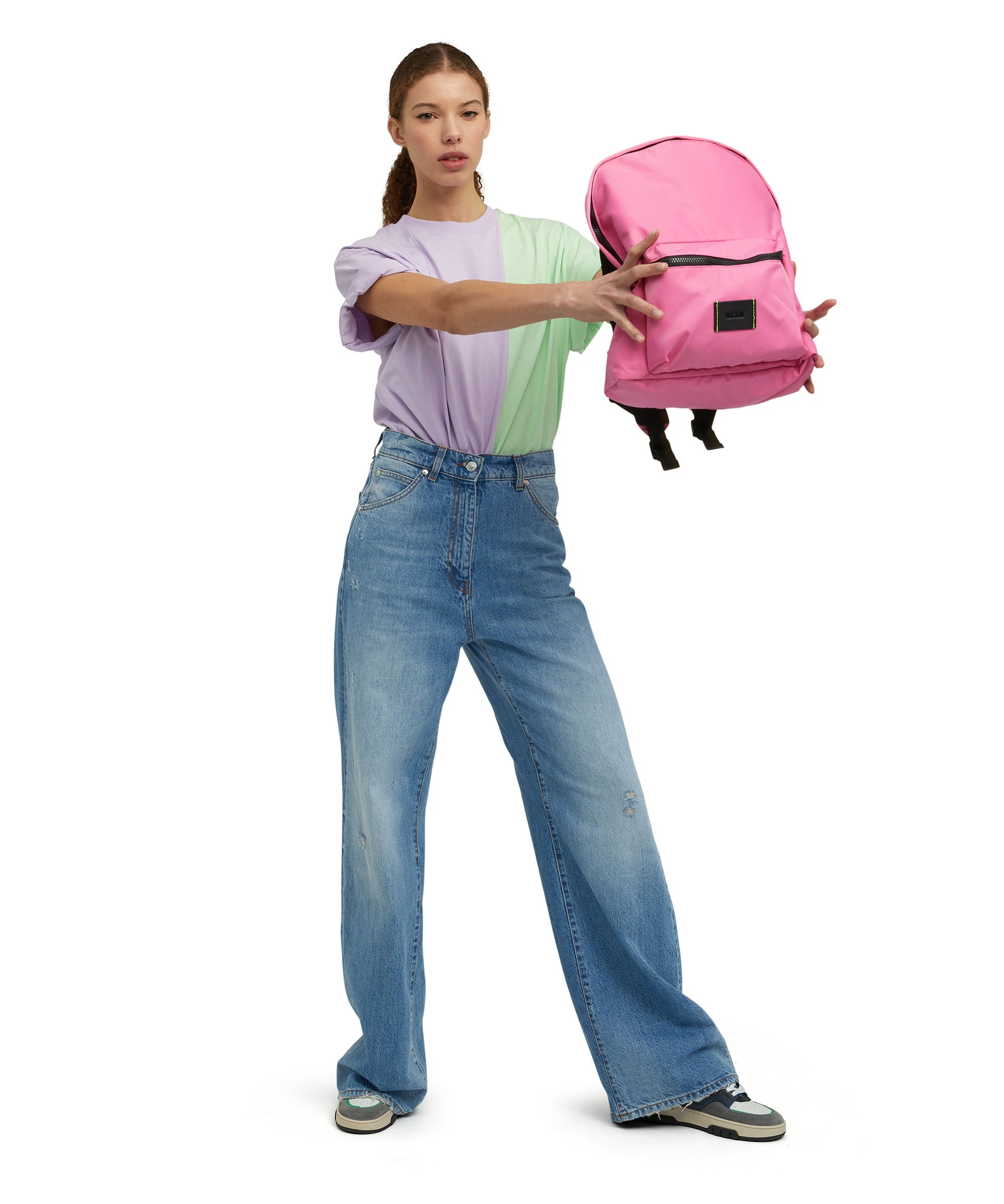 MSGM signature nylon backpack - 6