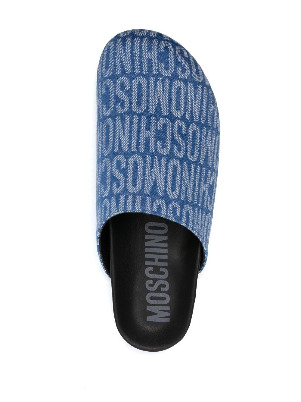 logo-print slippers - 4