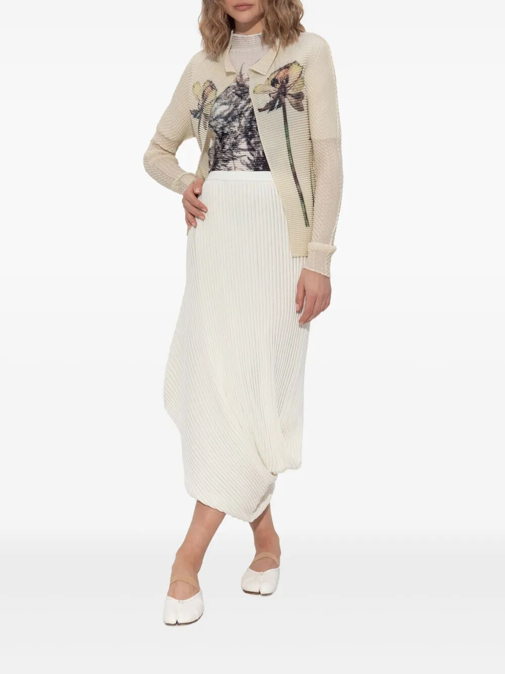 Issey Miyake Women Stream Skirt - 4