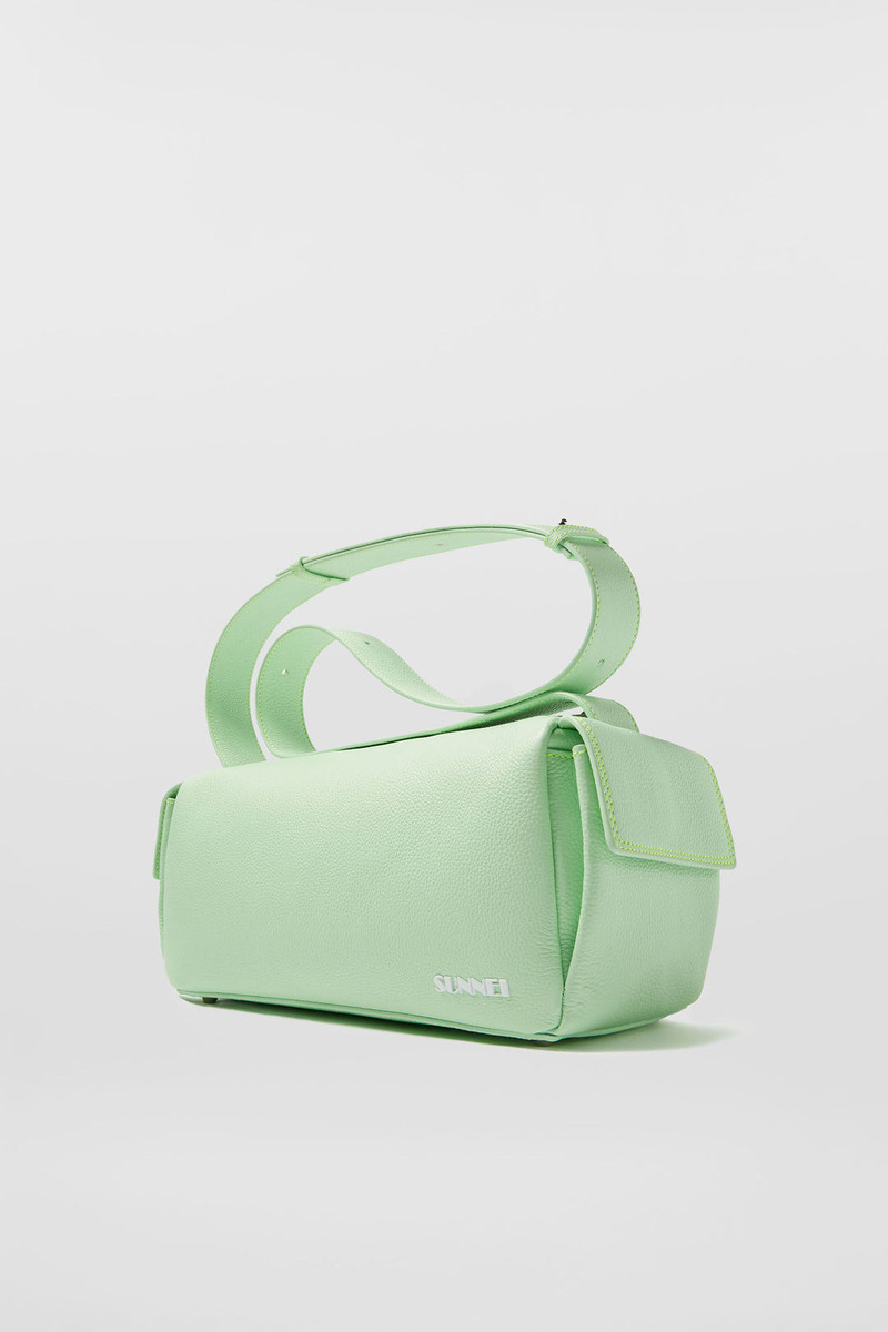 SUNNEI LABAULETTO BAG / acid green outlook
