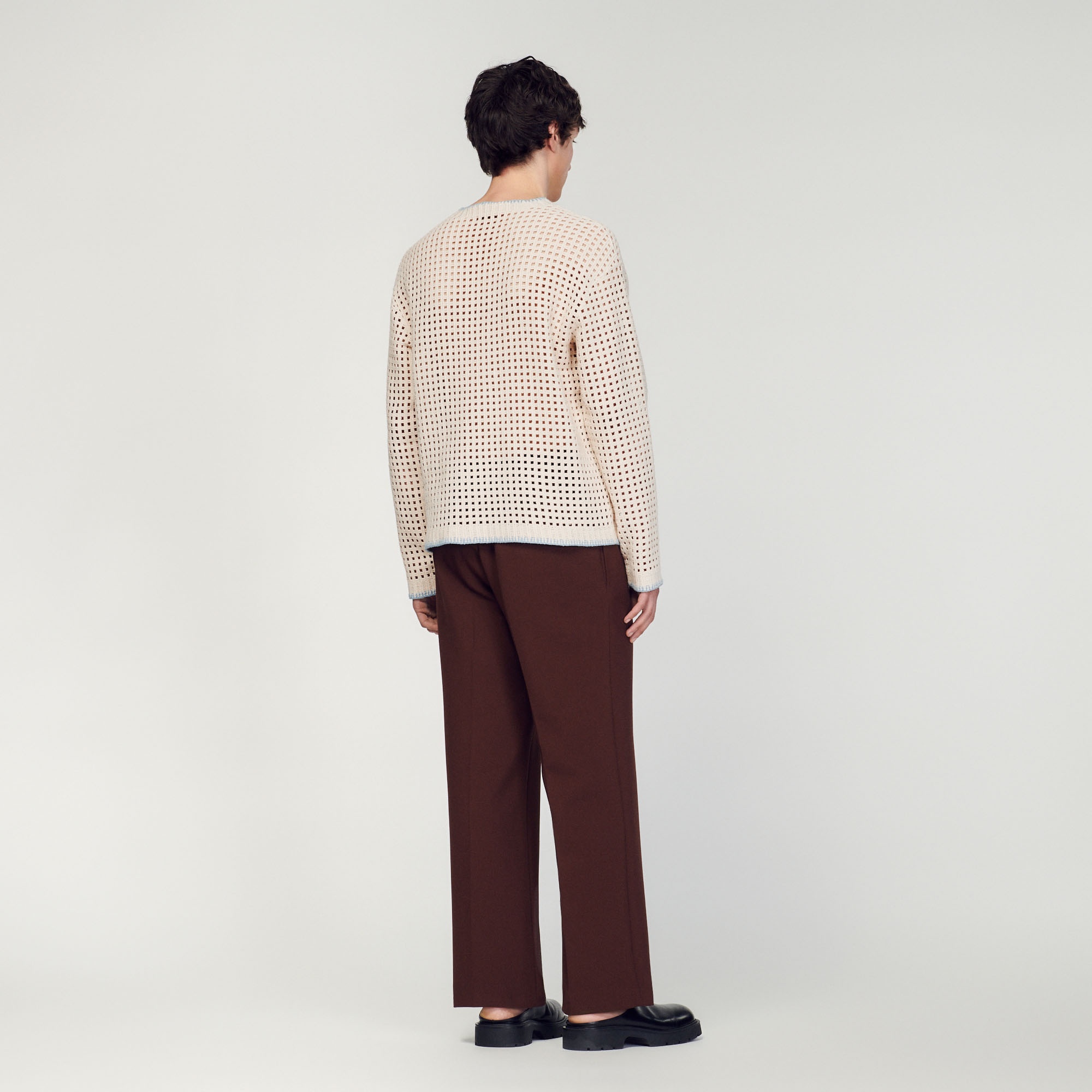 Crochet knit sweater - 6