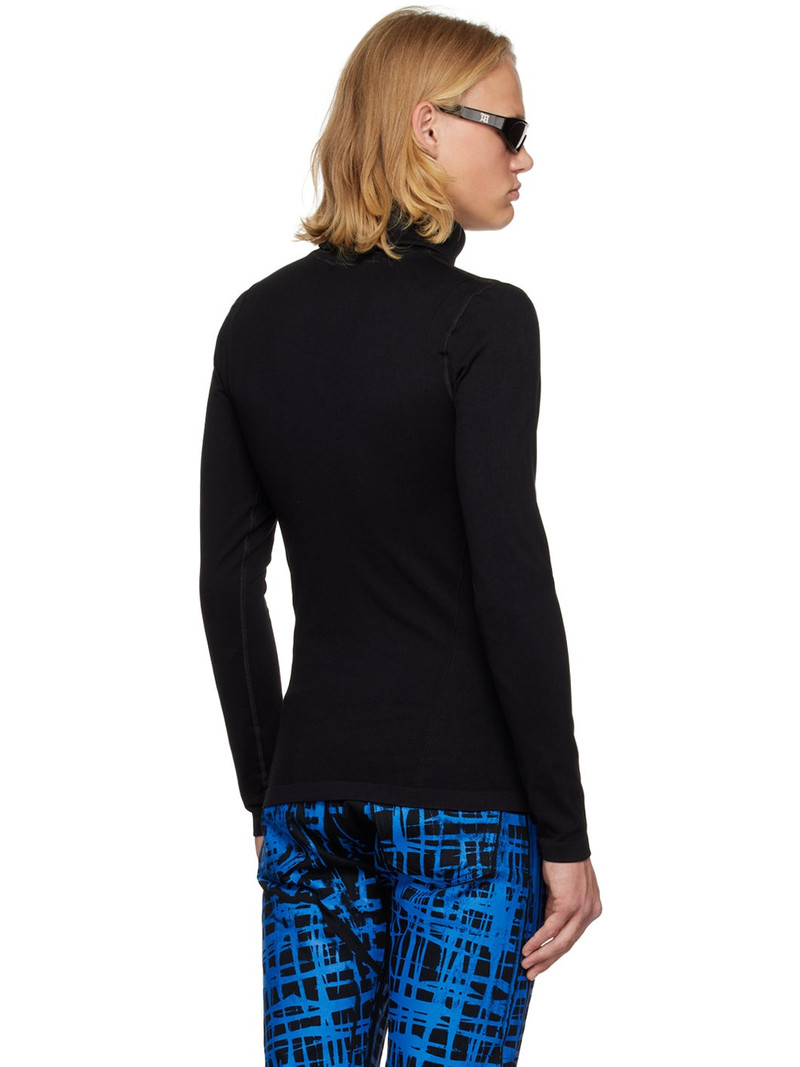 Black Seamless Turtleneck 3