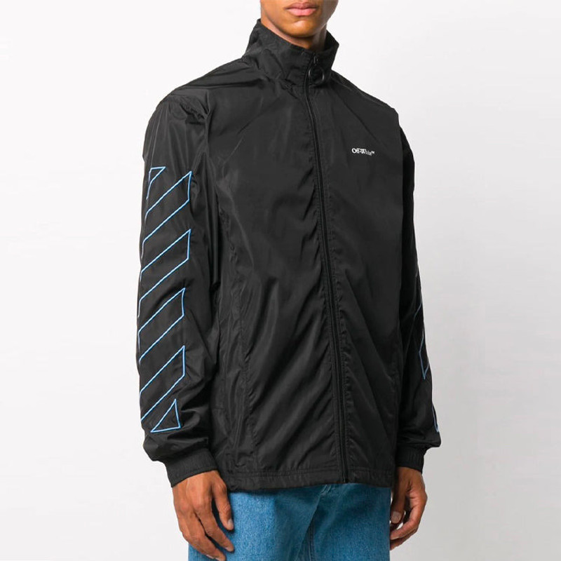 Off-White Off-White Diagonal Stripes Zipper Mens Jacket OMEA233F20FAB0011040 outlook