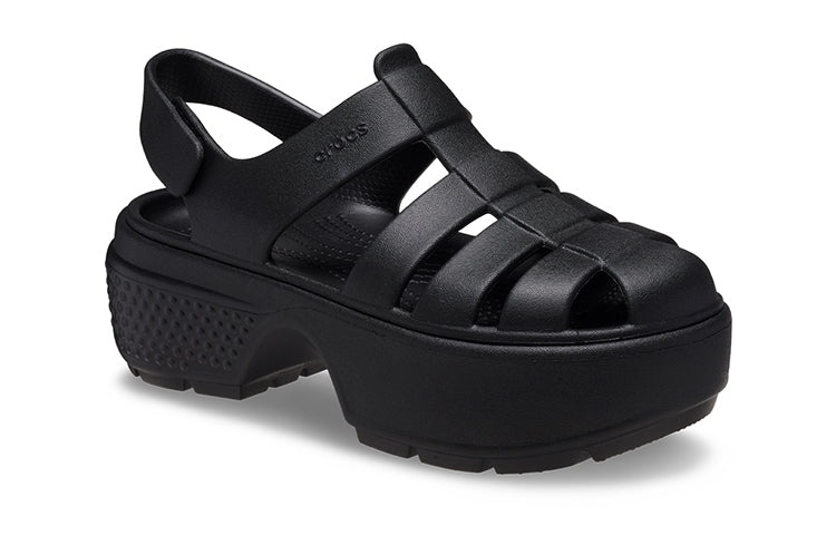 (WMNS) Crocs Stomp Fisherman Sandals 'Black' 209938-001 - 3