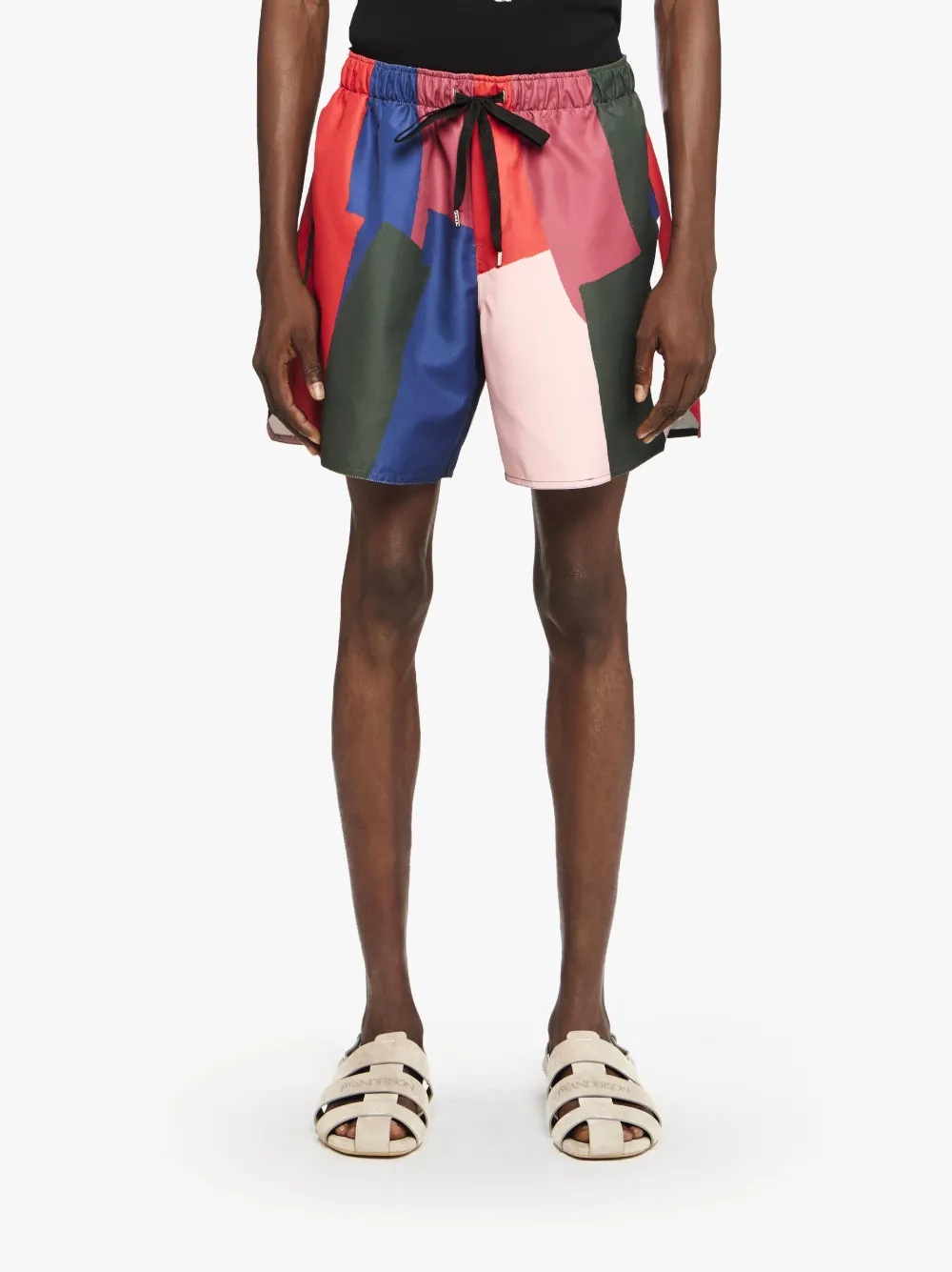 STRIPE' PRINTED SWIM SHORTS - 2
