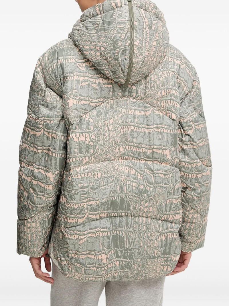 hooded patterned jacket 4