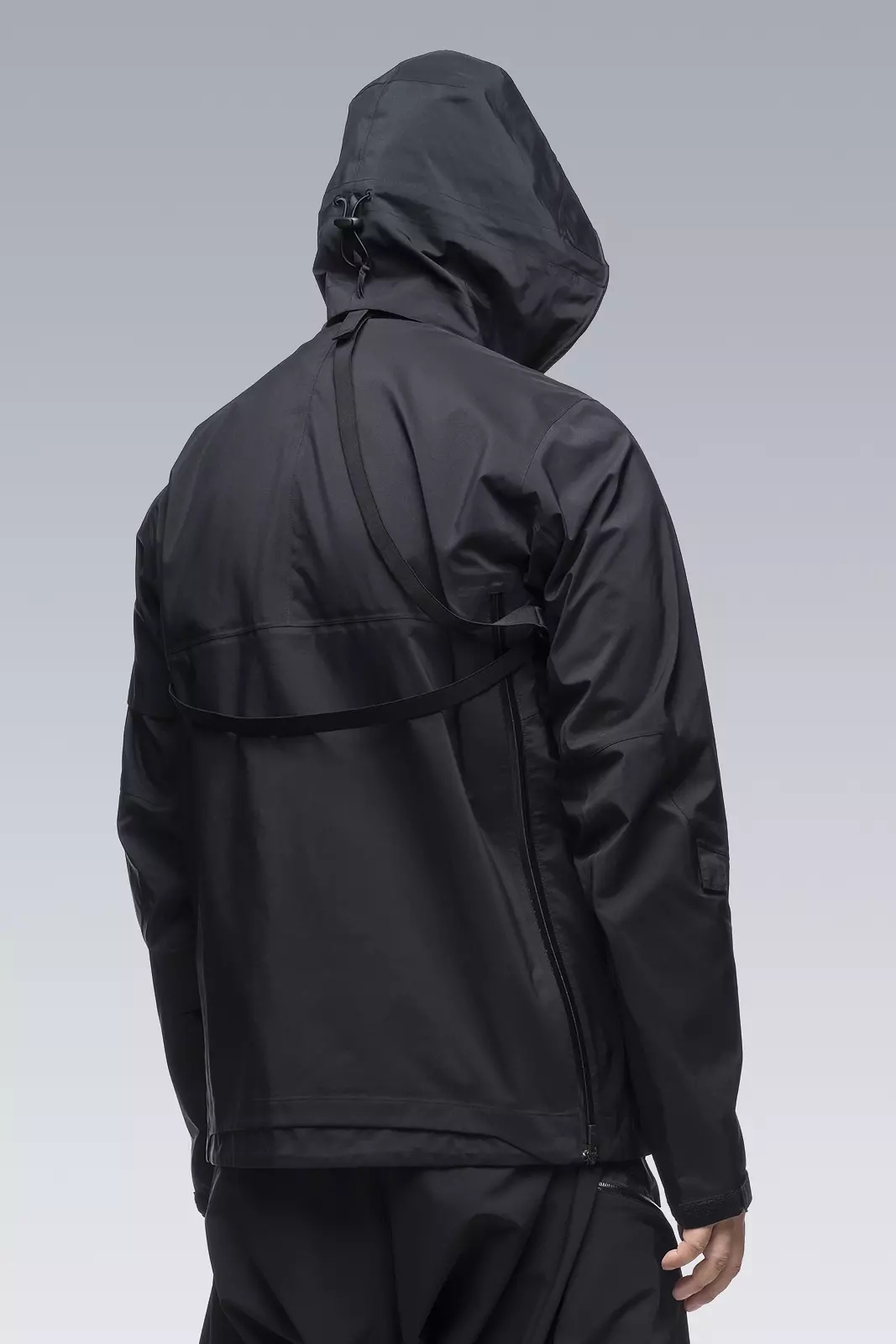 J1A-GTKR-BKS KR EX 3L Gore-Tex® Pro Interops Jacket Black with size 5 WR zippers in gloss black - 3