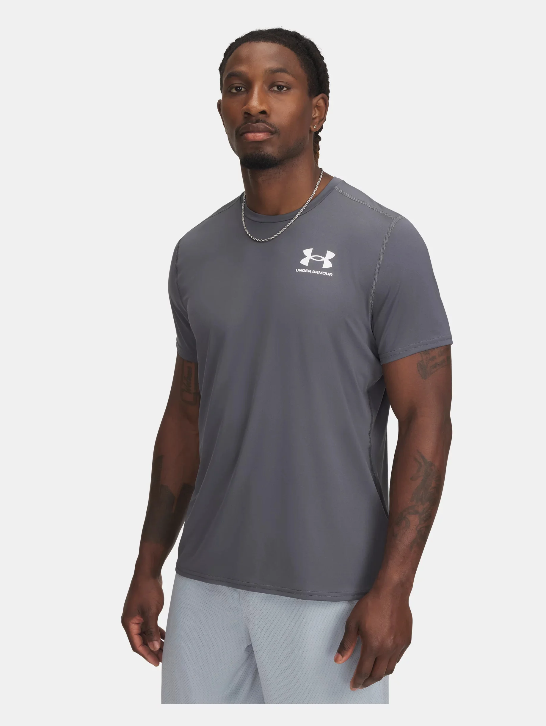 Men's HeatGear® Fitted Short Sleeve - 1