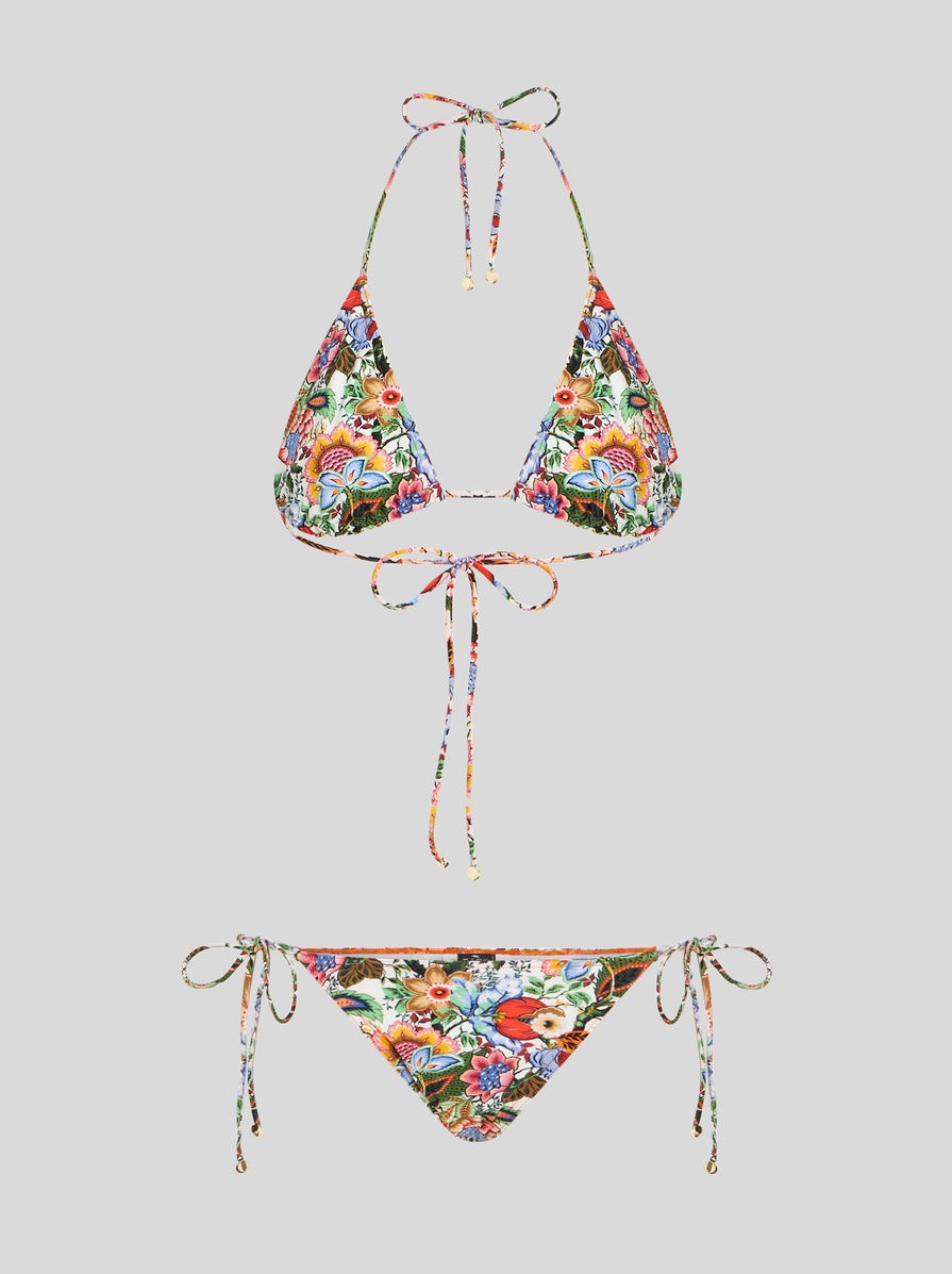 MULTICOLOURED BOUQUET BIKINI - 1