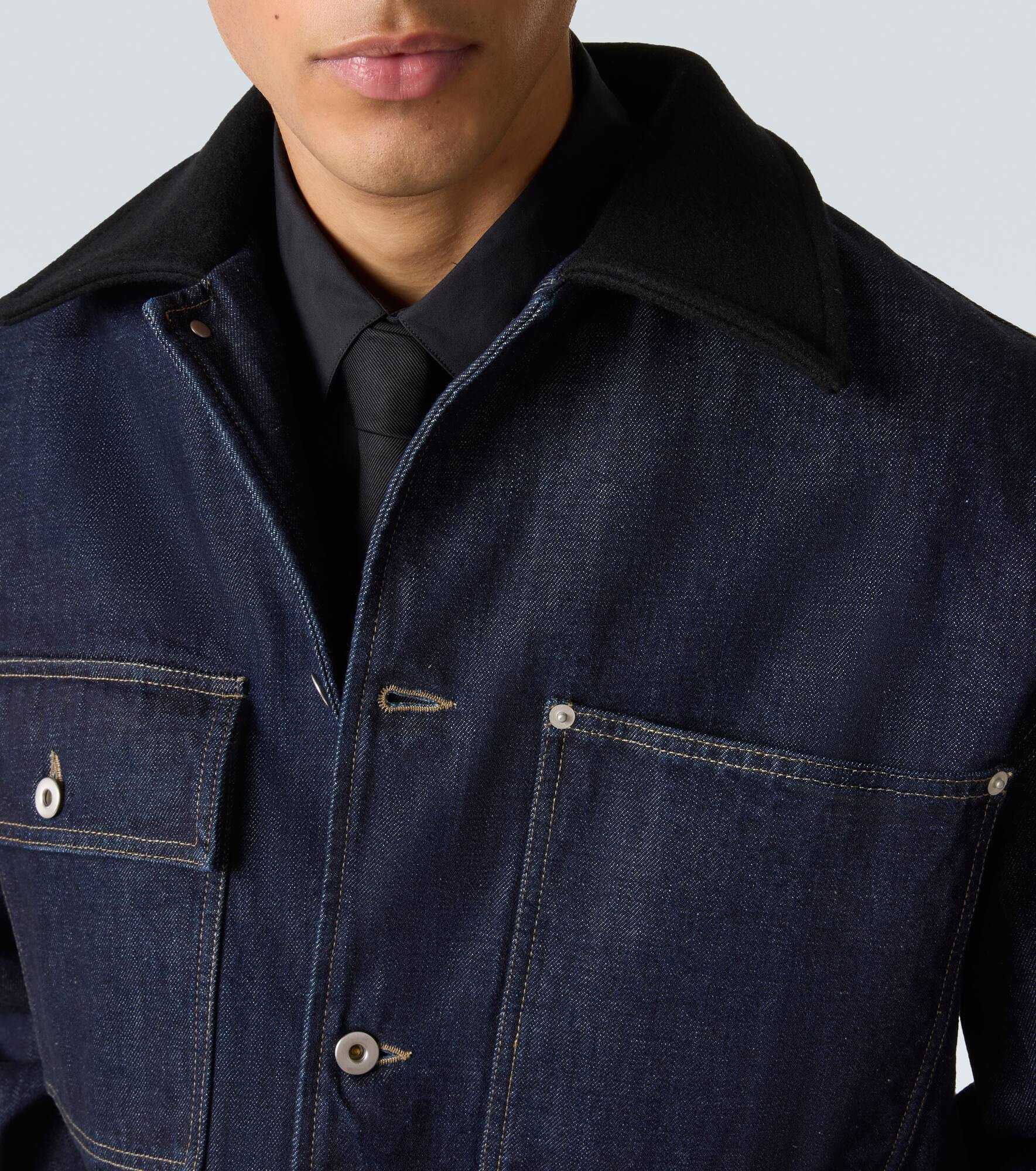 Oversized denim jacket - 5