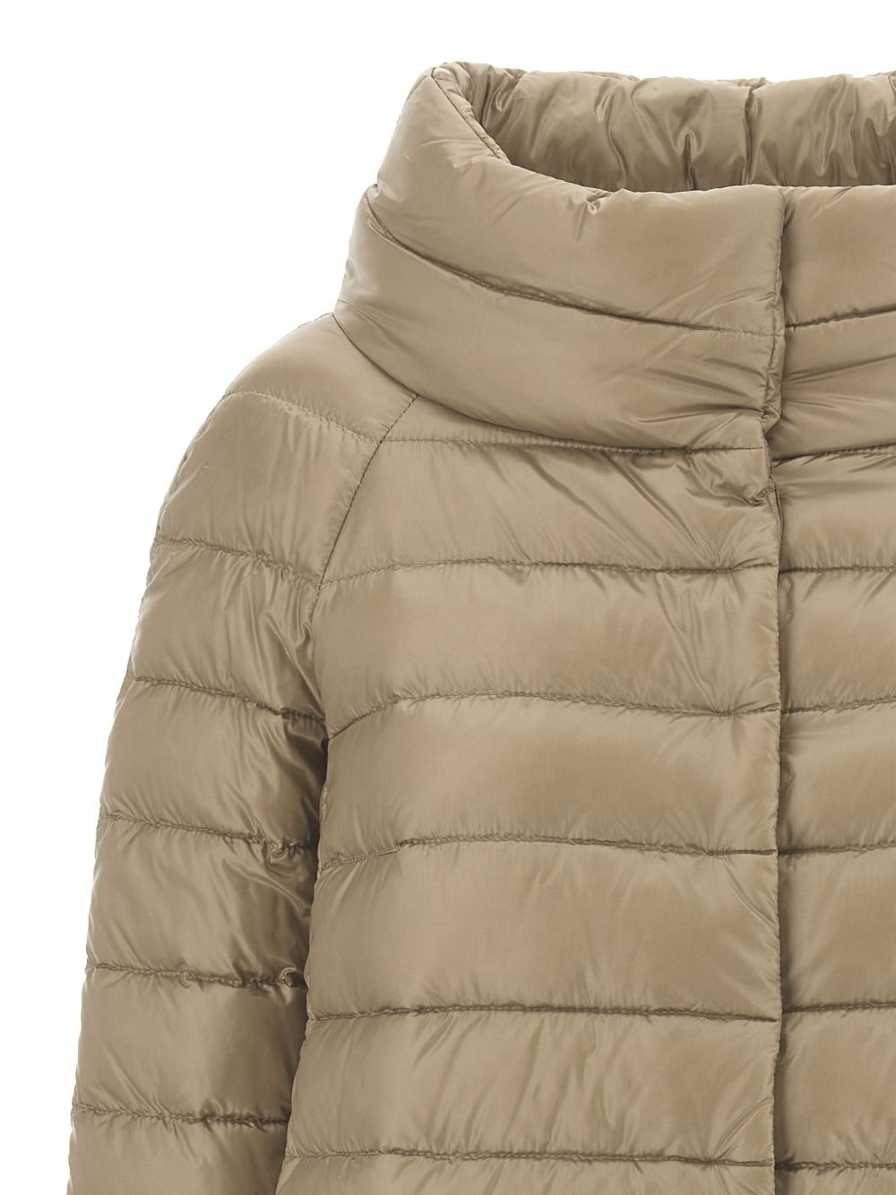 high-neck quilted jacket - 4