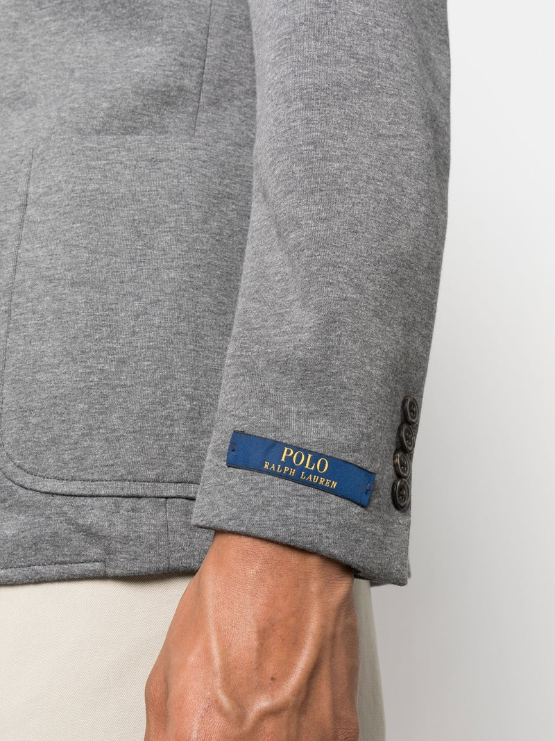 single-breasted cotton-blend blazer 5