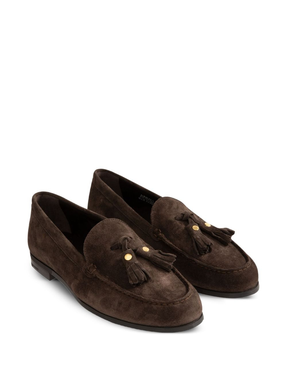 tassel-embellished suede loafers - 2