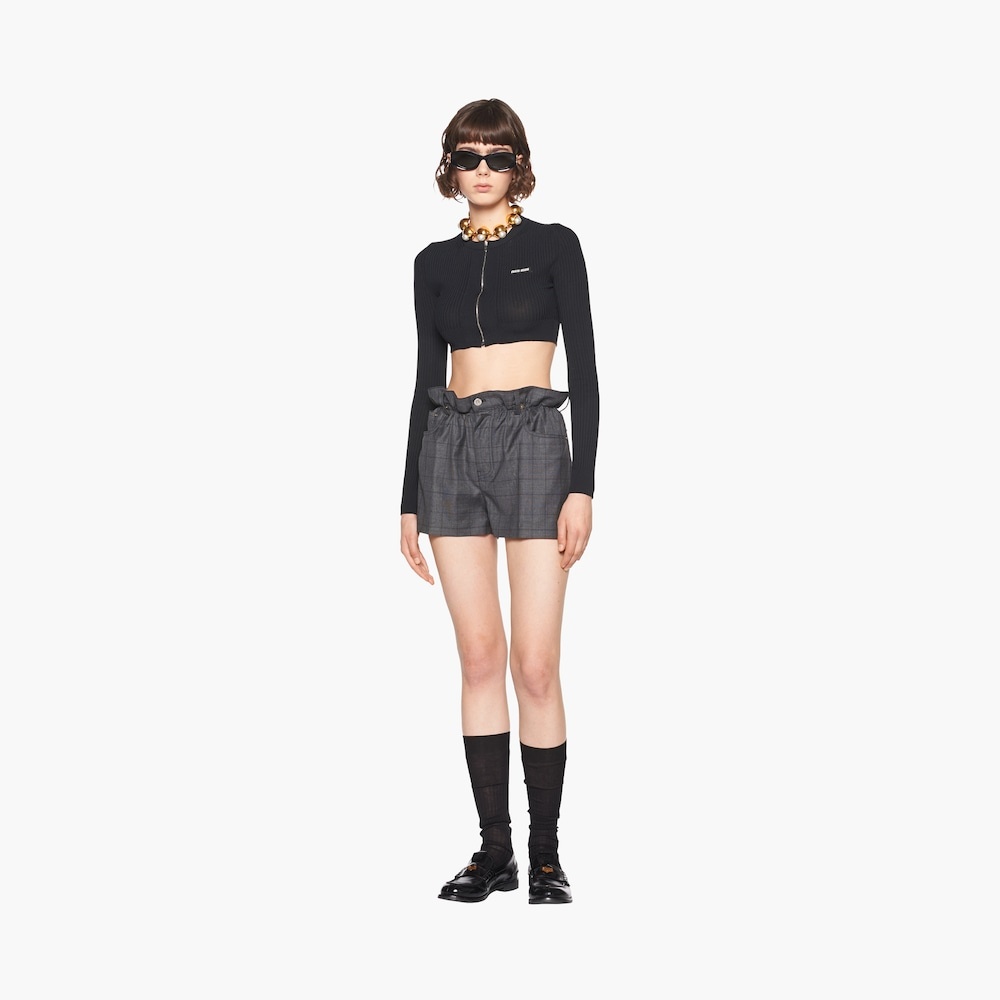Prince of Wales check shorts - 4