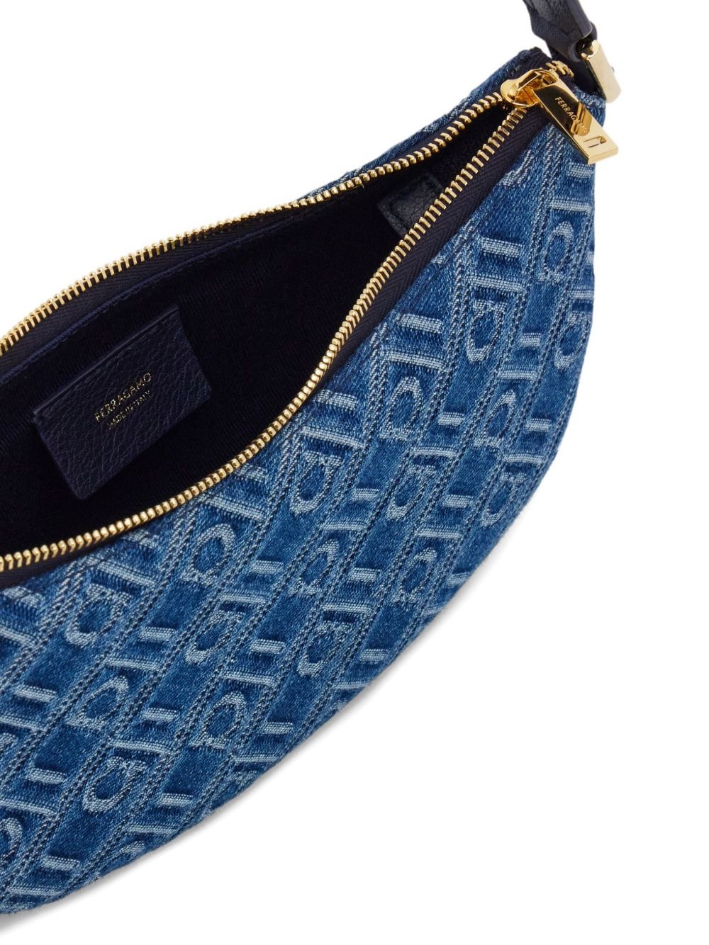 monogram-jacquard mini bag - 4