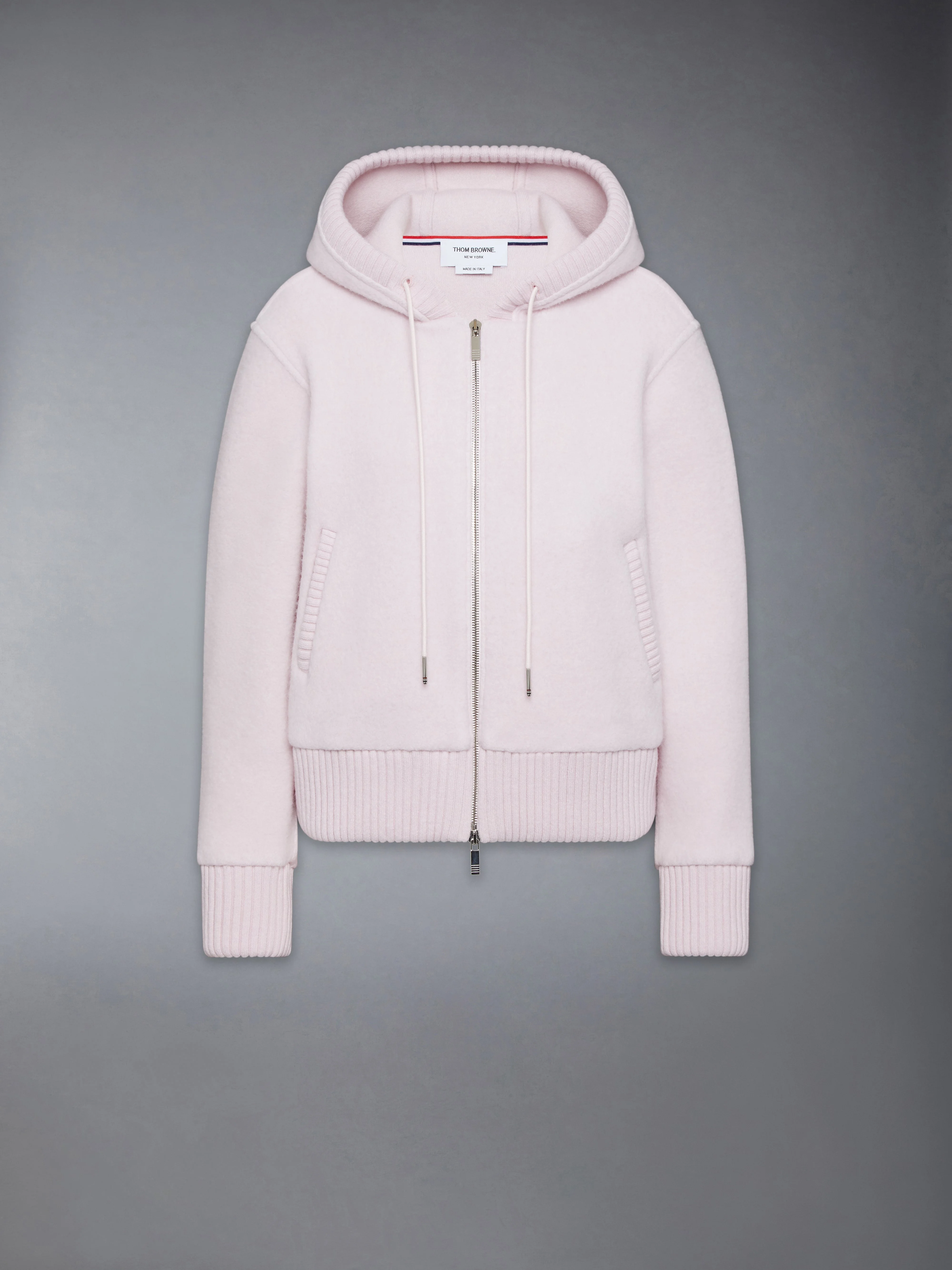 WOOL FLEECE ZIP UP HOODIE - 1
