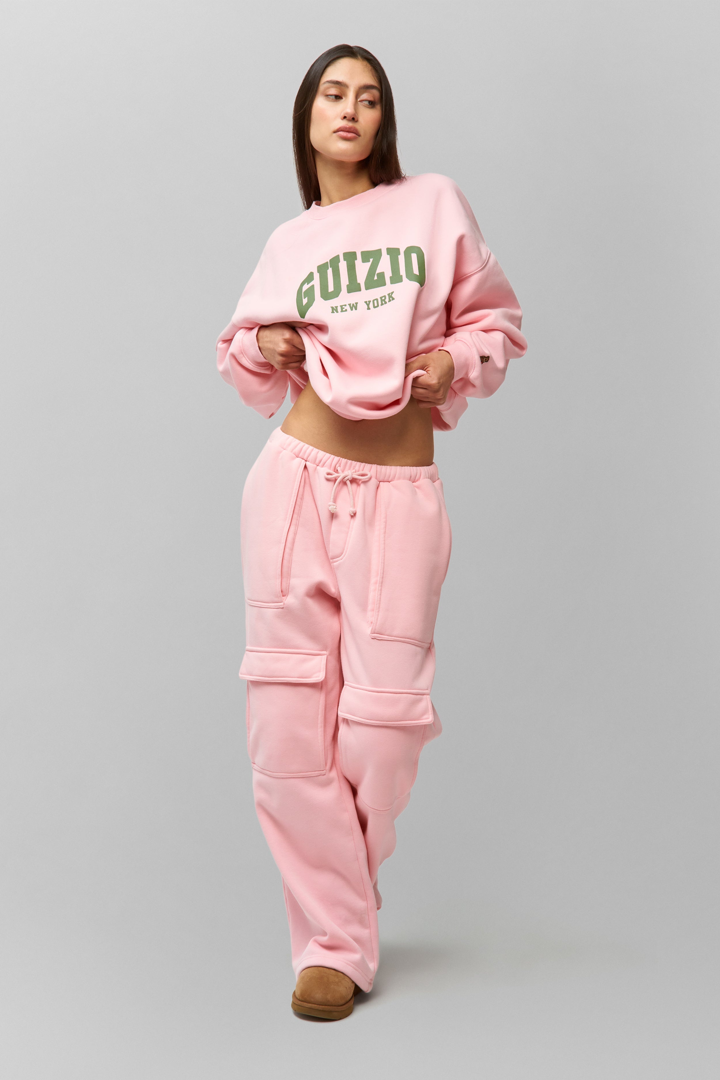 FLEECE CARGO SWEATPANT - 4