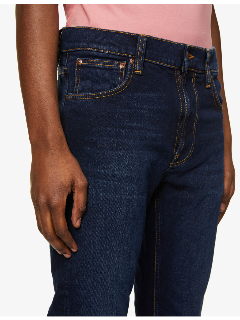 Lean Dean slim-fit tapered-leg stretch-denim jeans - 5