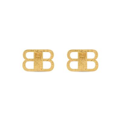 BALENCIAGA Women's Bb 2.0 Earrings in Gold outlook