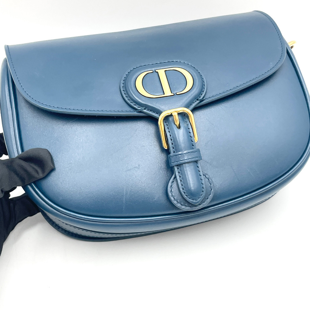 Christian - Christian Dior Royal Blue Bobby Bag Medium M9319UMOL (Built-in Chip) - 8