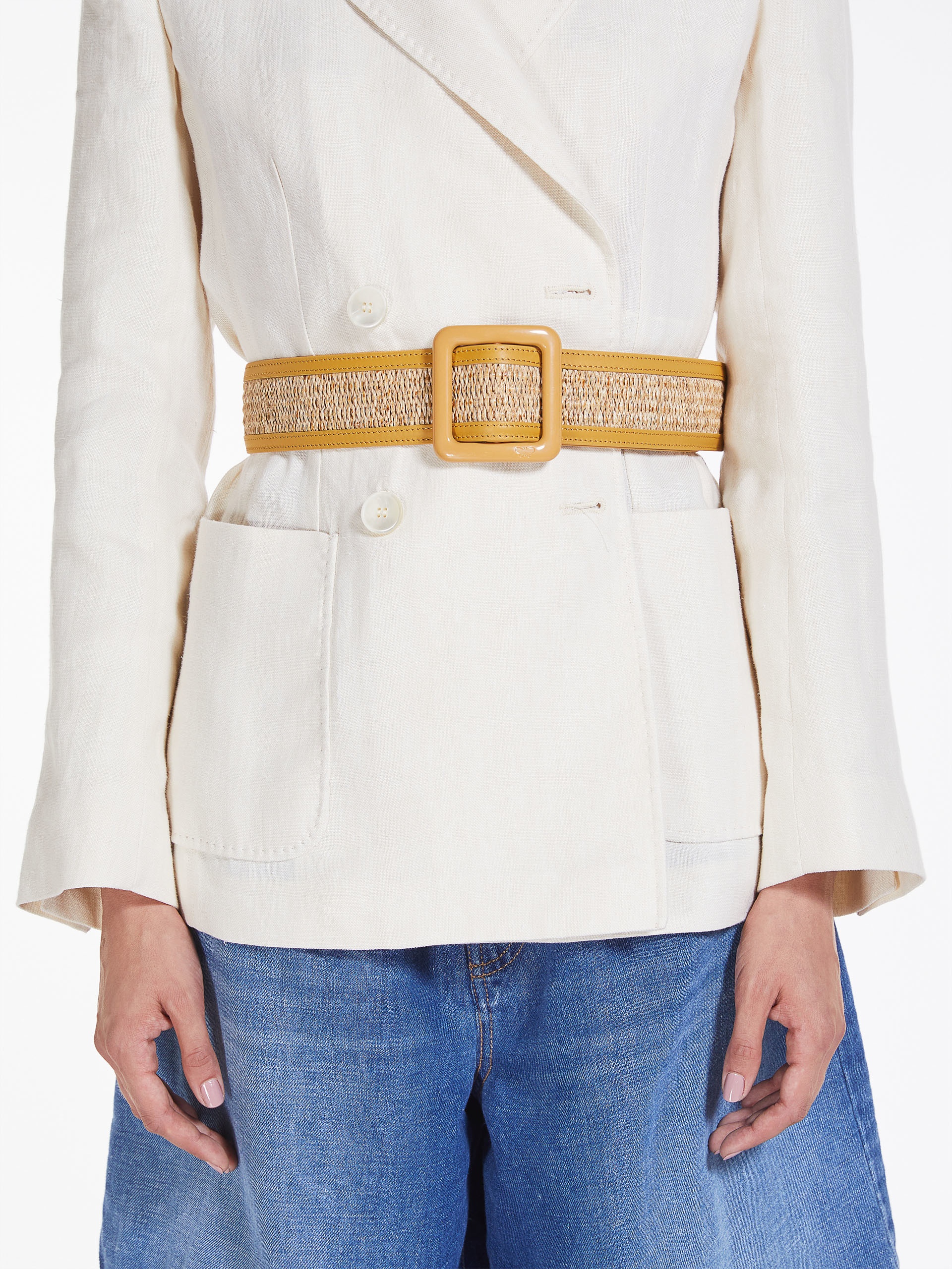 BOCCA Cotton and leather belt - 3
