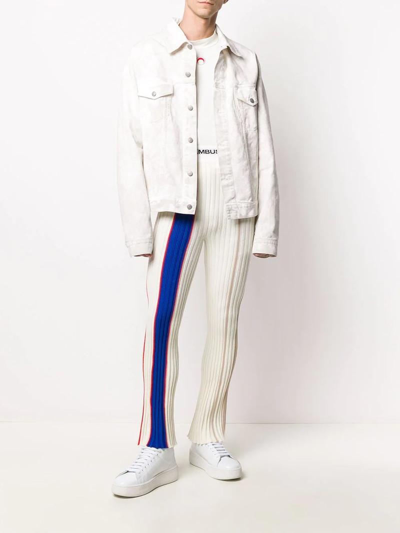 Ambush logo band ribbed trousers outlook