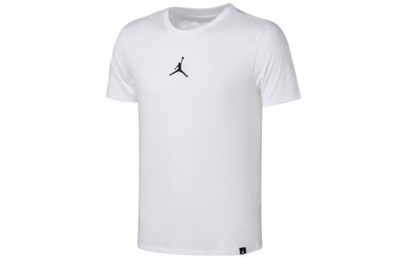Jordan Air Jordan Iconic Quick Dry Training Sports Short Sleeve White AR7416-101 outlook