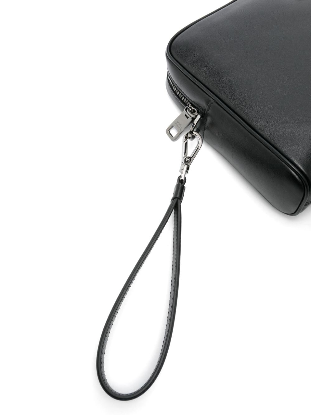 logo-plaque clutch bag - 4